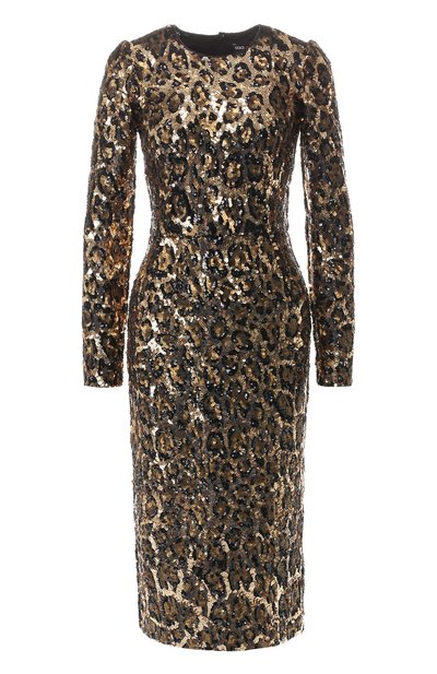 Женское платье с пайетками DOLCE & GABBANA, арт. F6C6TT/FLSCN