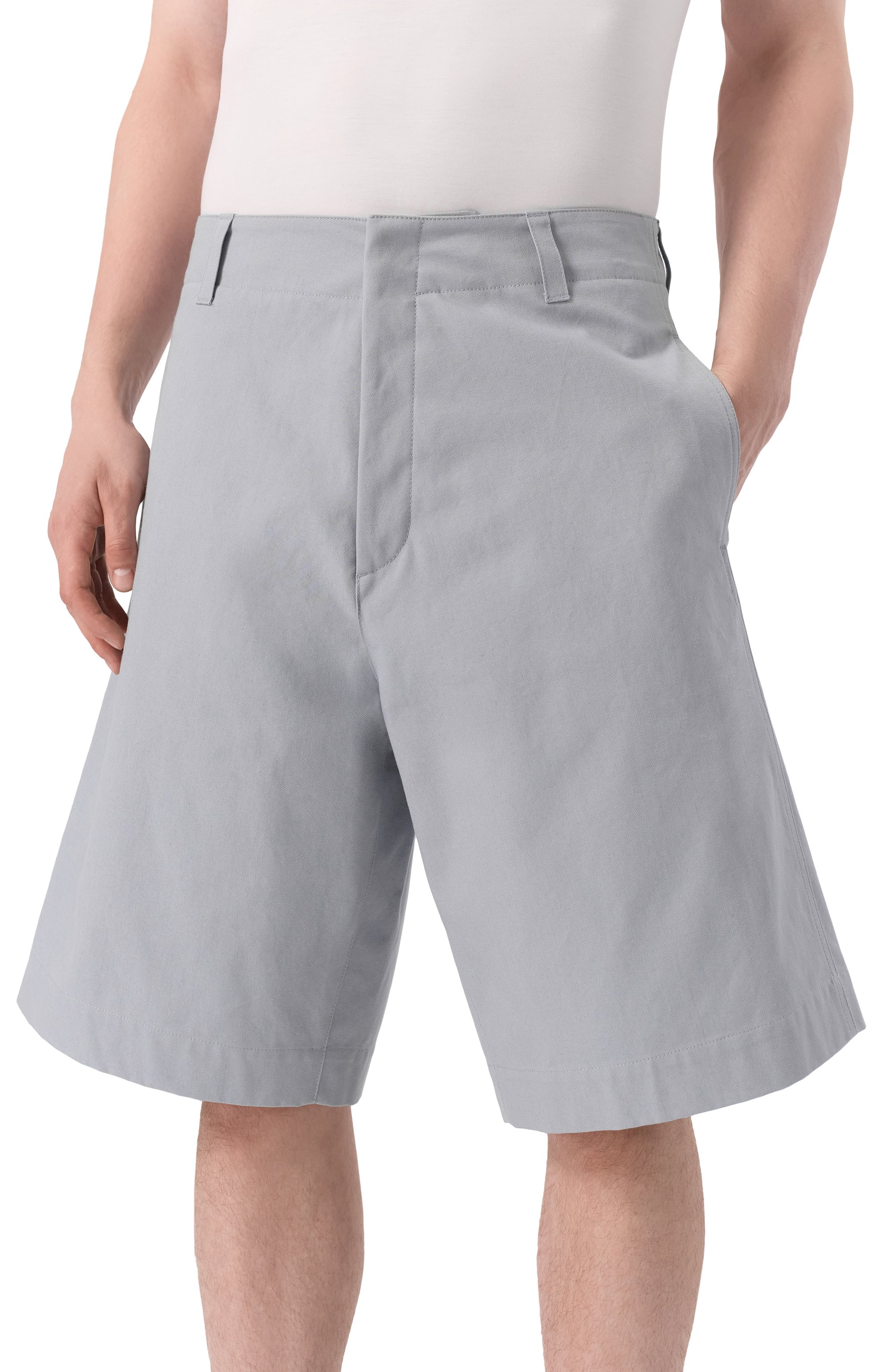 Хлопковые шорты JIL SANDER, арт. J47KA0262/J45267, фото 3