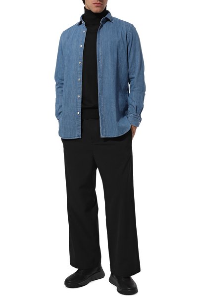 Кожаные кроссовки hy-run SANTONI, арт. MBHG22012ANEPATF, фото 2