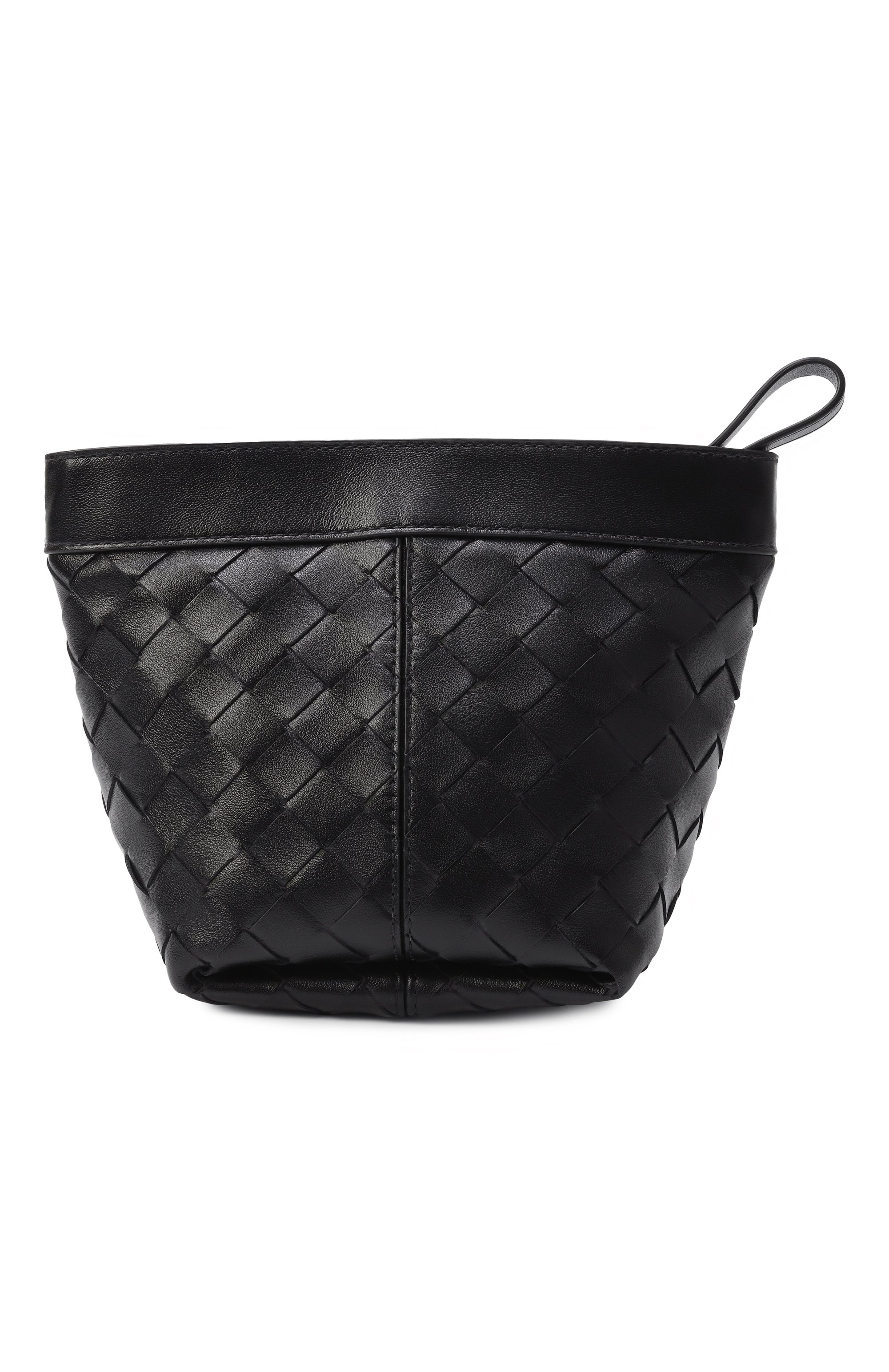 Клатч flip flap mini BOTTEGA VENETA черного цвета по цене 125000 руб., арт. 805577/V3IV1, фото 6 Клатч flip flap mini BOTTEGA VENETA, арт. 805577/V3IV1, фото 6