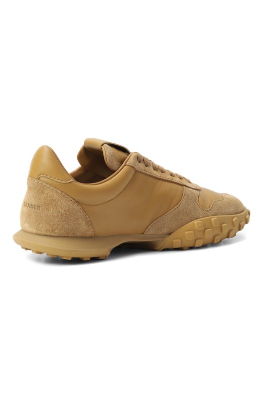 Кожаные кроссовки Moon Jil Sander J16WS0031/P7394 Бежевый  J16WS0031/P7394 Фото 5