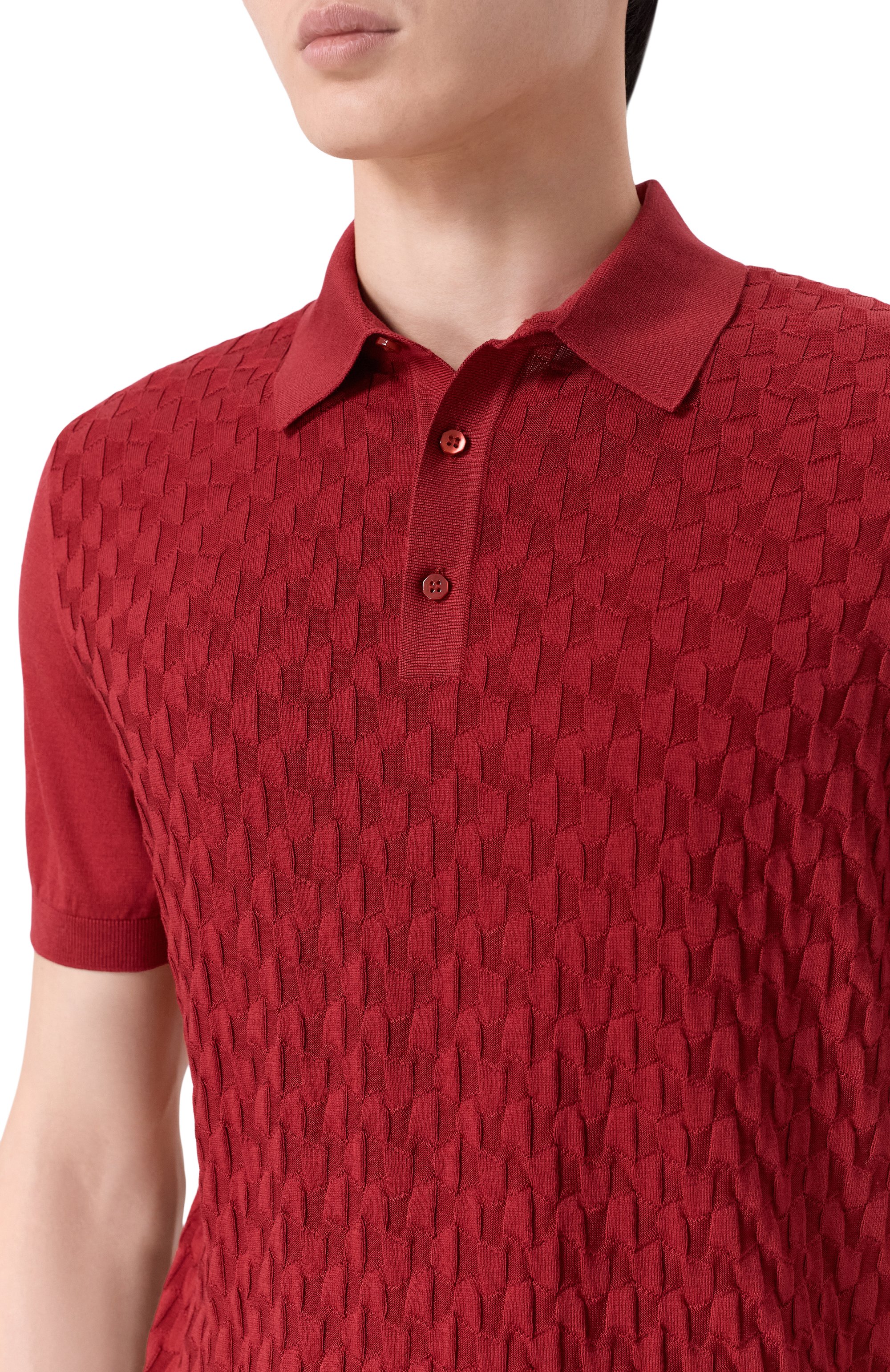 Поло из шелка и хлопка STEFANO RICCI, арт. K818110P13/F26176, фото 5