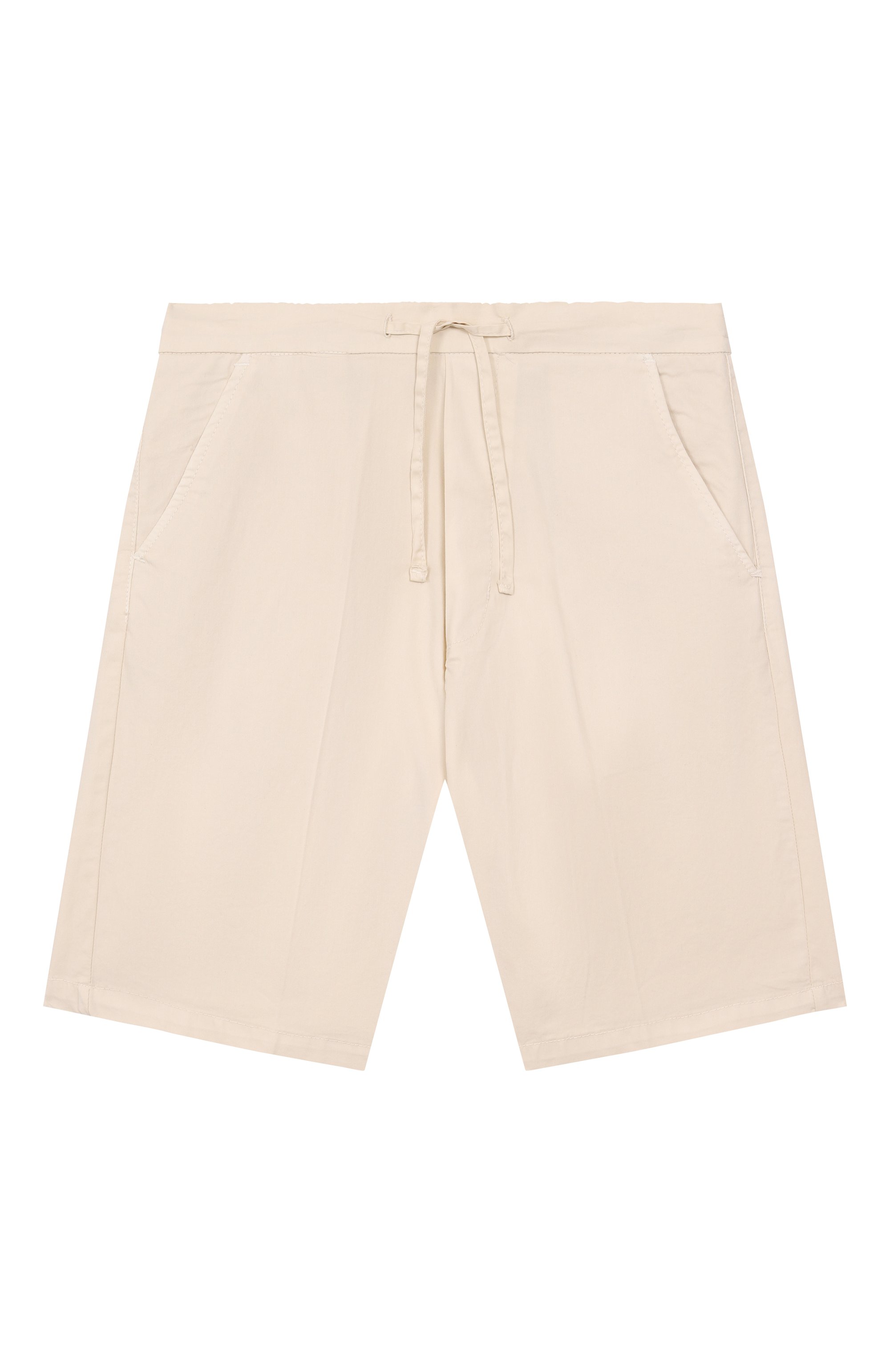 Хлопковые шорты PAOLO PECORA MILANO кремового цвета по цене 11650 руб., арт. PP3998/6-12, фото 1 Хлопковые шорты PAOLO PECORA MILANO, арт. PP3998/6-12, фото 1