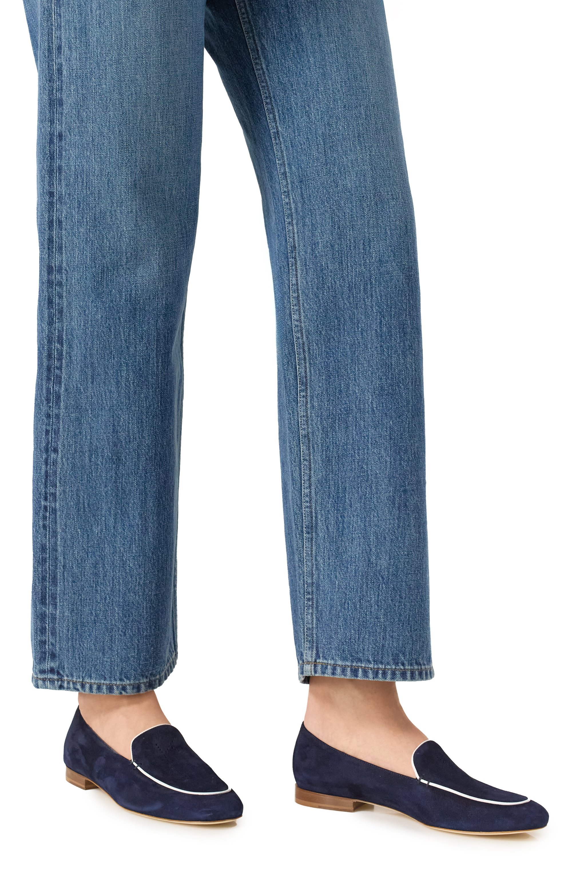 Замшевые лоферы KITON, арт. D59801N0100821, фото 3