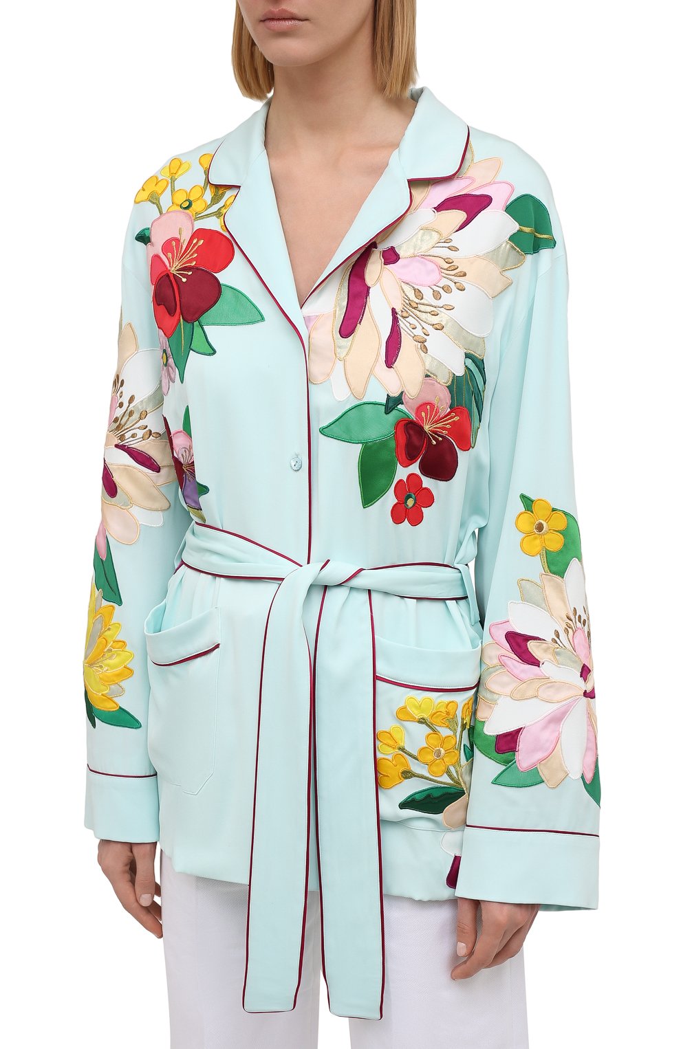Шелковая рубашка DOLCE & GABBANA, арт. F5M25Z/G7VSP, фото 3