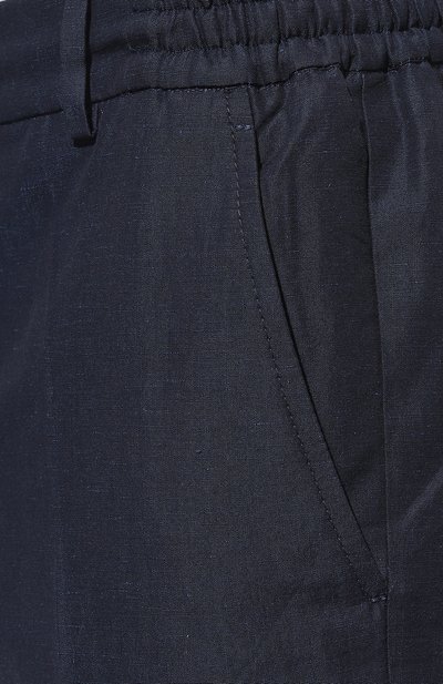 Брюки из хлопка и льна BERWICH синего цвета по цене 27900 руб., арт. SPIAGGIA/1/SB1534, фото 5 Брюки из хлопка и льна BERWICH, арт. SPIAGGIA/1/SB1534, фото 5