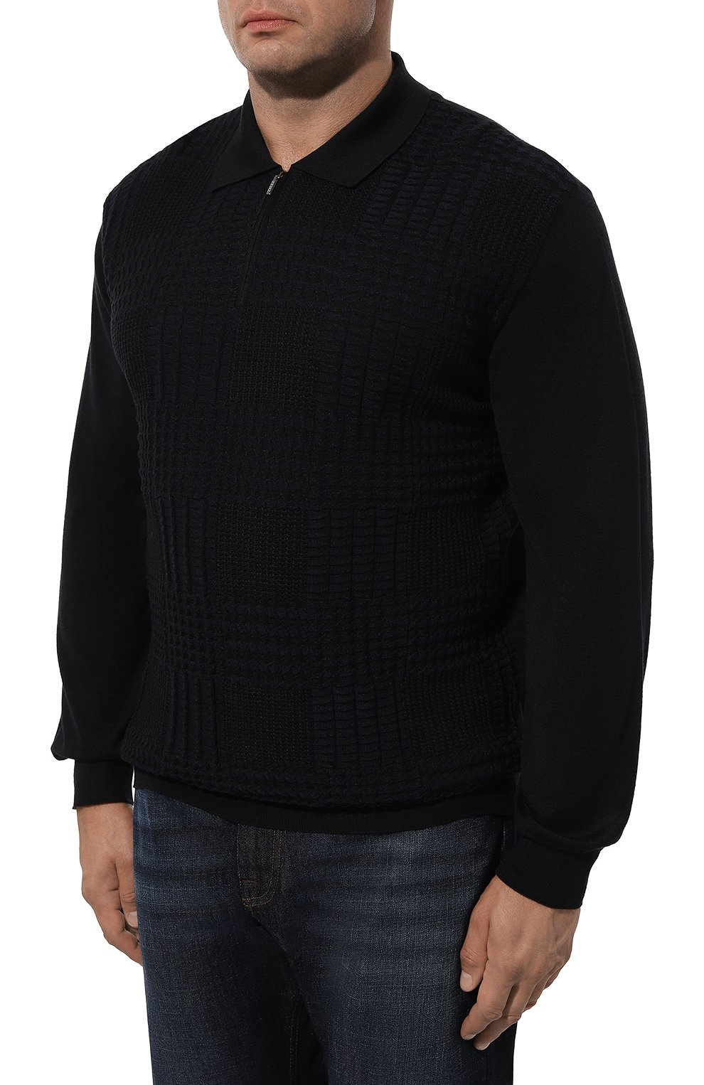 Поло из кашемира и шелка ZILLI, арт. KZP001M0330VPDG00/62, фото 3