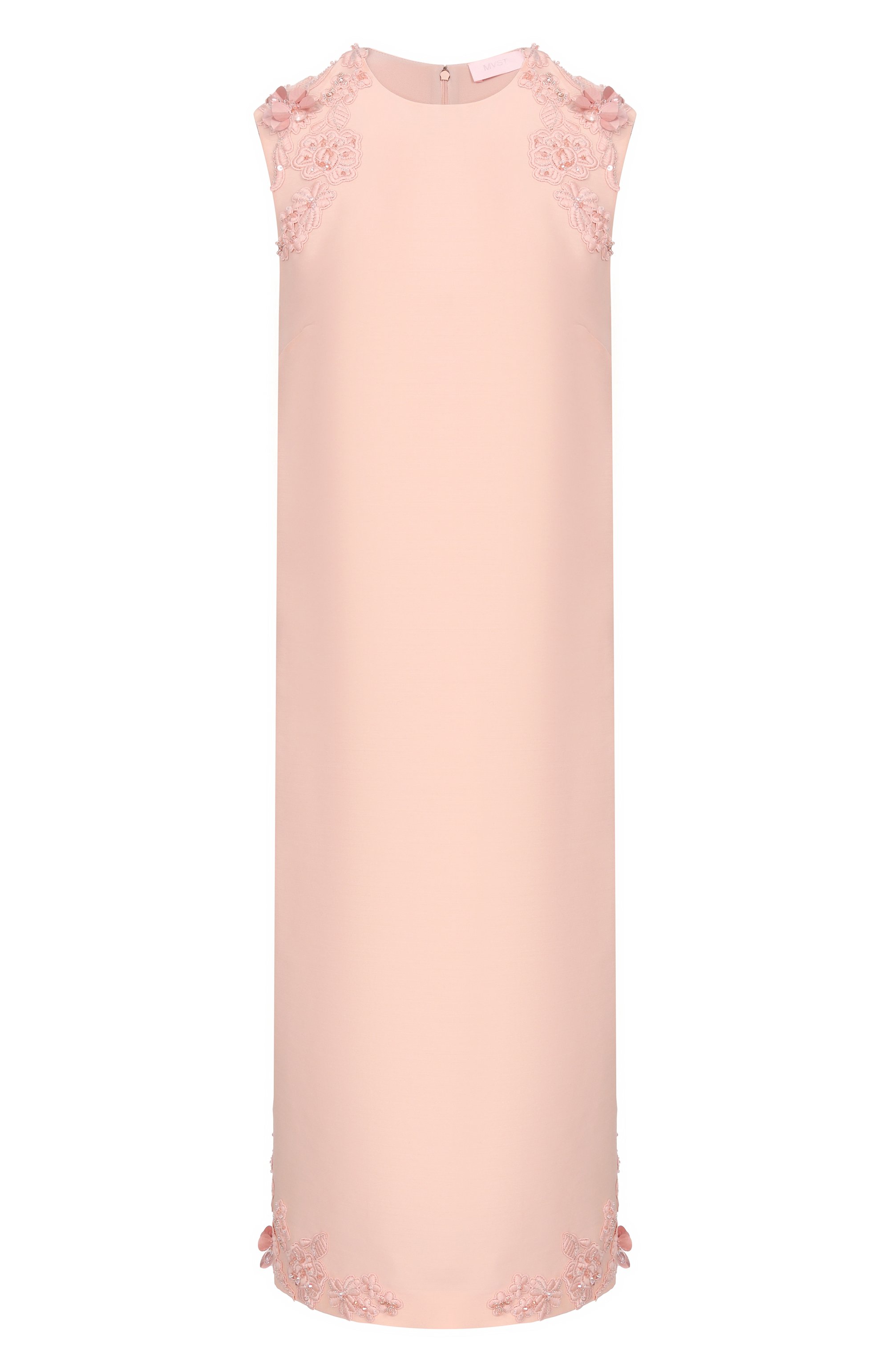 Платье из шерсти и шелка MVST, арт. M26.2PW.D019/F091 SATIN SILK W00L, фото 1