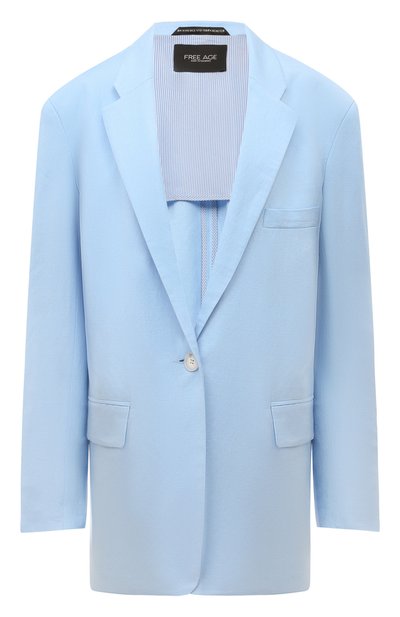 Женский жакет изо льна и вискозы FREEAGE, арт. WS24.JK074.2070.401