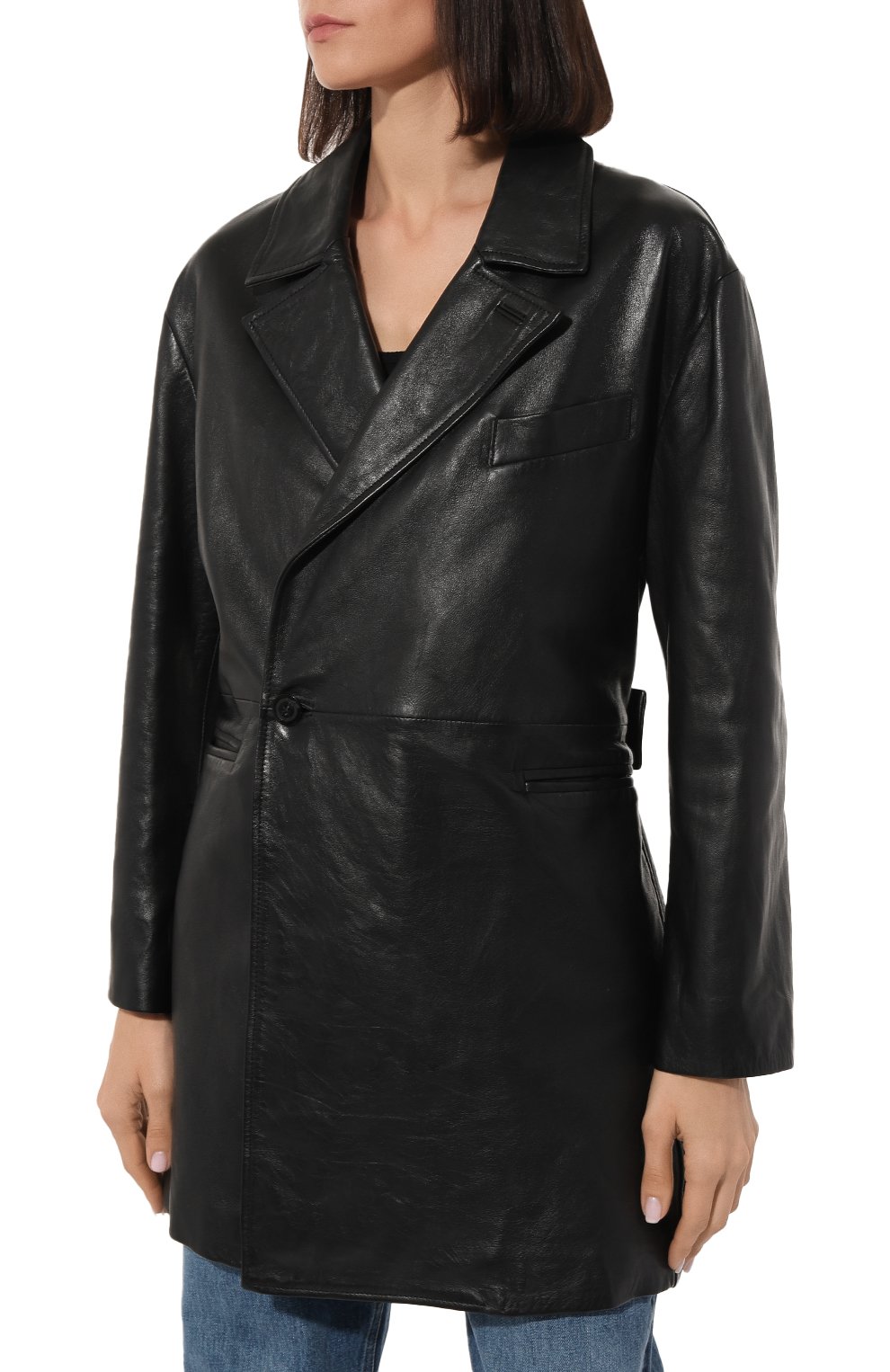 Кожаный жакет TRUSSARDI, арт. 56S00887-2P000314, фото 3