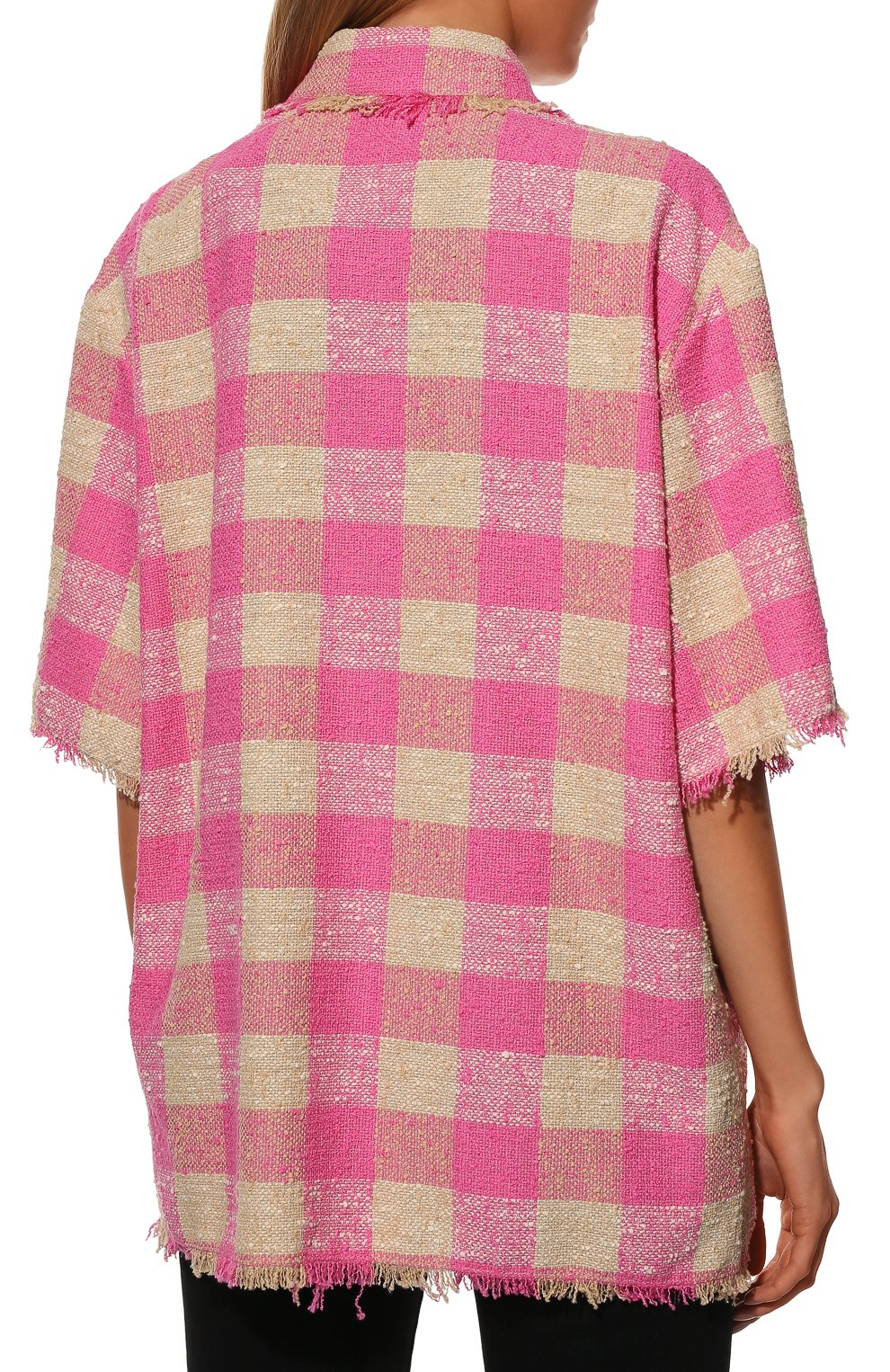 Хлопковая рубашка MSGM, арт. 3242MDE115 227300, фото 4