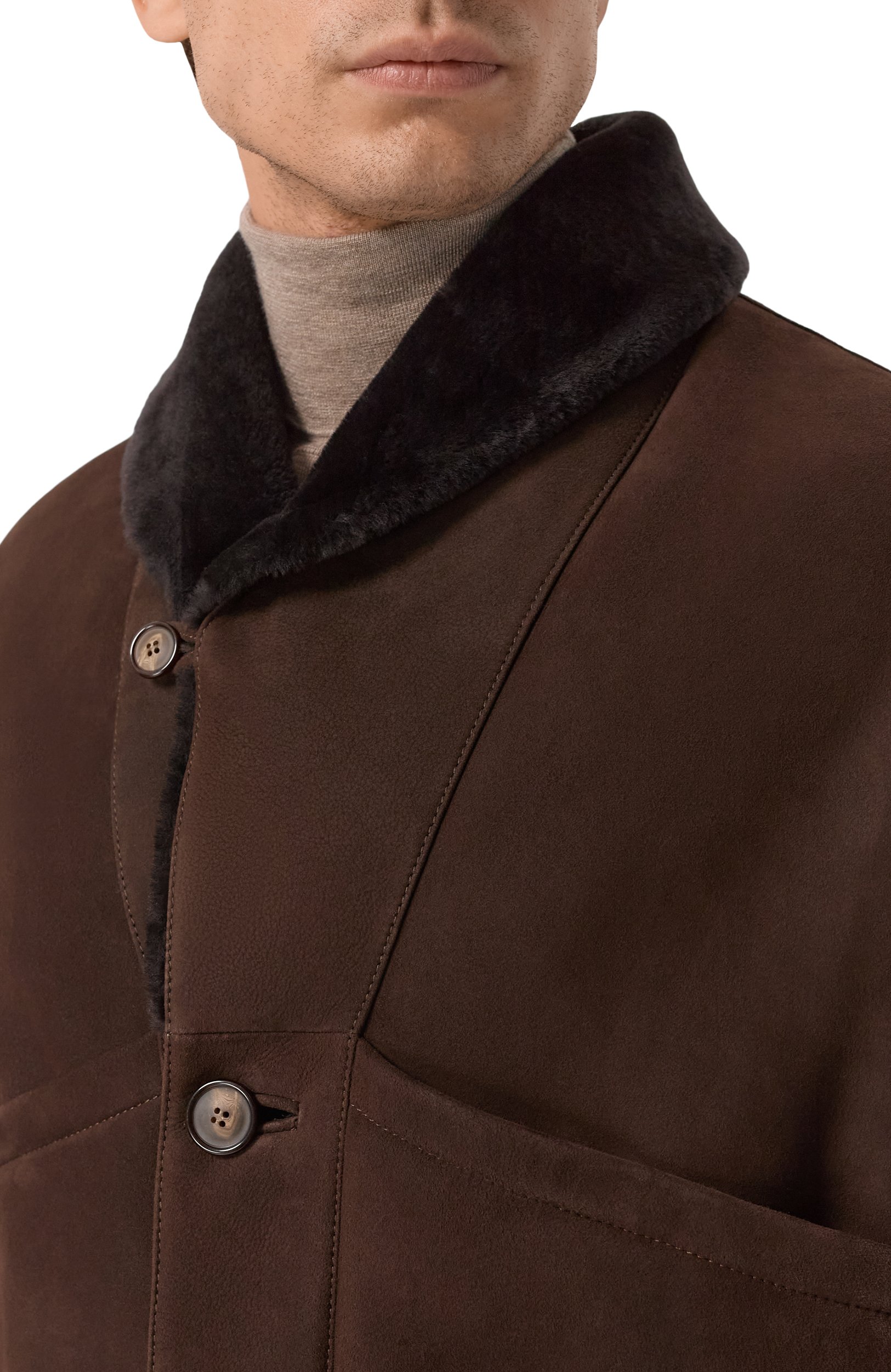 Дубленка из овчины GIORGIO ARMANI, арт. GM004755/AF30046, фото 5