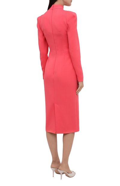 Платье из вискозы TOM FORD кораллового цвета по цене 322500 руб., арт. AB3003-FAX575, фото 4 Платье из вискозы TOM FORD, арт. AB3003-FAX575, фото 4