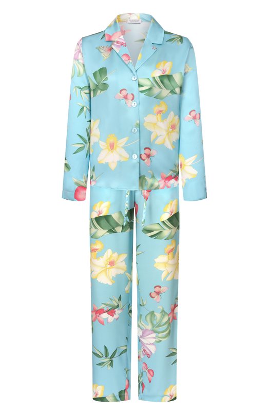 Шелковая пижама Eva B.Bitzer 16312471 Голубой 16312471