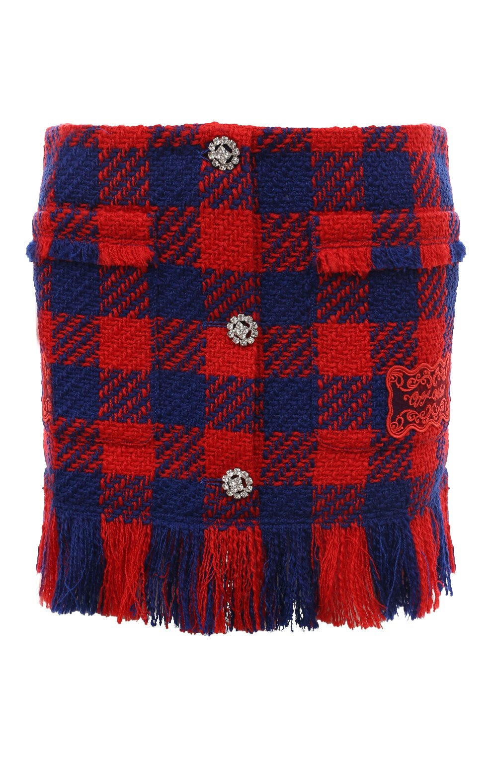 Твидовая юбка OFF-WHITE, арт. 0WCU002F24FAB001, фото 1