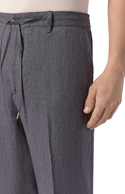 Льняные брюки ANDREA CAMPAGNA, арт. C0VENTSLFSAC/300118, фото 5