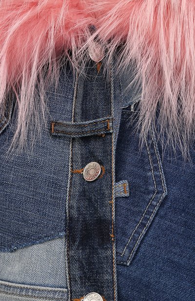 Комбинированная шуба DOLCE & GABBANA, арт. F0W22F/GDK05, фото 5