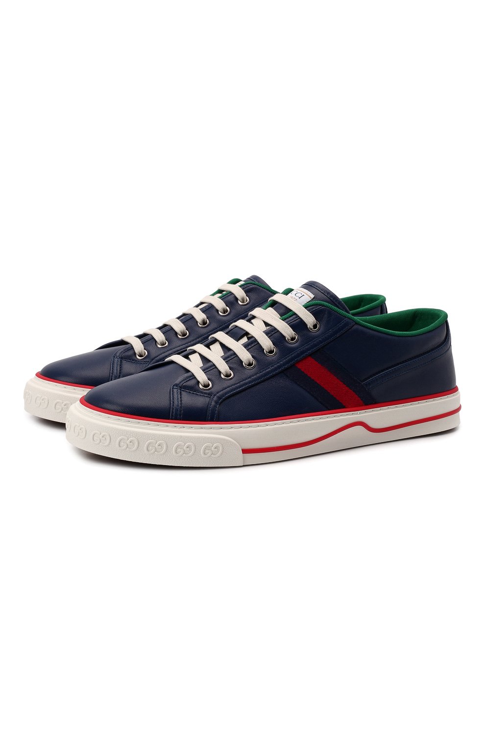 Кожаные кеды tennis 1977 GUCCI, арт. 643485/17L10, фото 1