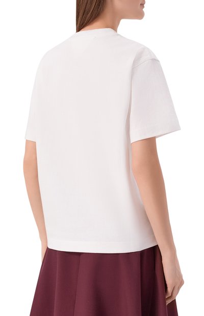 Хлопковая футболка BOTTEGA VENETA, арт. 864222/V6F40, фото 4