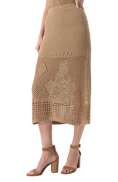 Юбка из шелка и льна MVST, арт. 25E/X2P/0/AC02/7660, фото 3