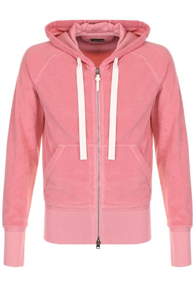 Хлопковая толстовка на молнии с капюшоном TOM FORD, арт. BP228/TFJ917, фото 1