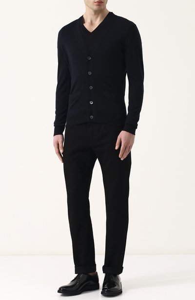 Шерстяной кардиган на пуговицах с v-образным вырезом TOM FORD, арт. BPM90/TFK155, фото 2