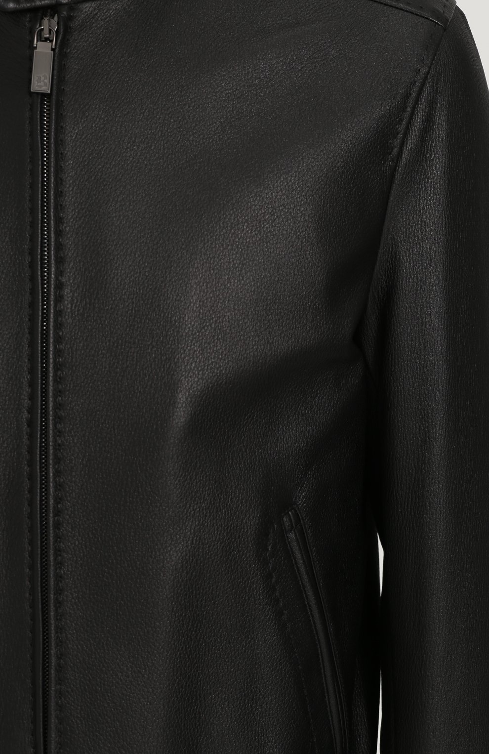 Кожаный бомбер с воротником-стойкой BRIONI, арт. PLP6/03700, фото 5