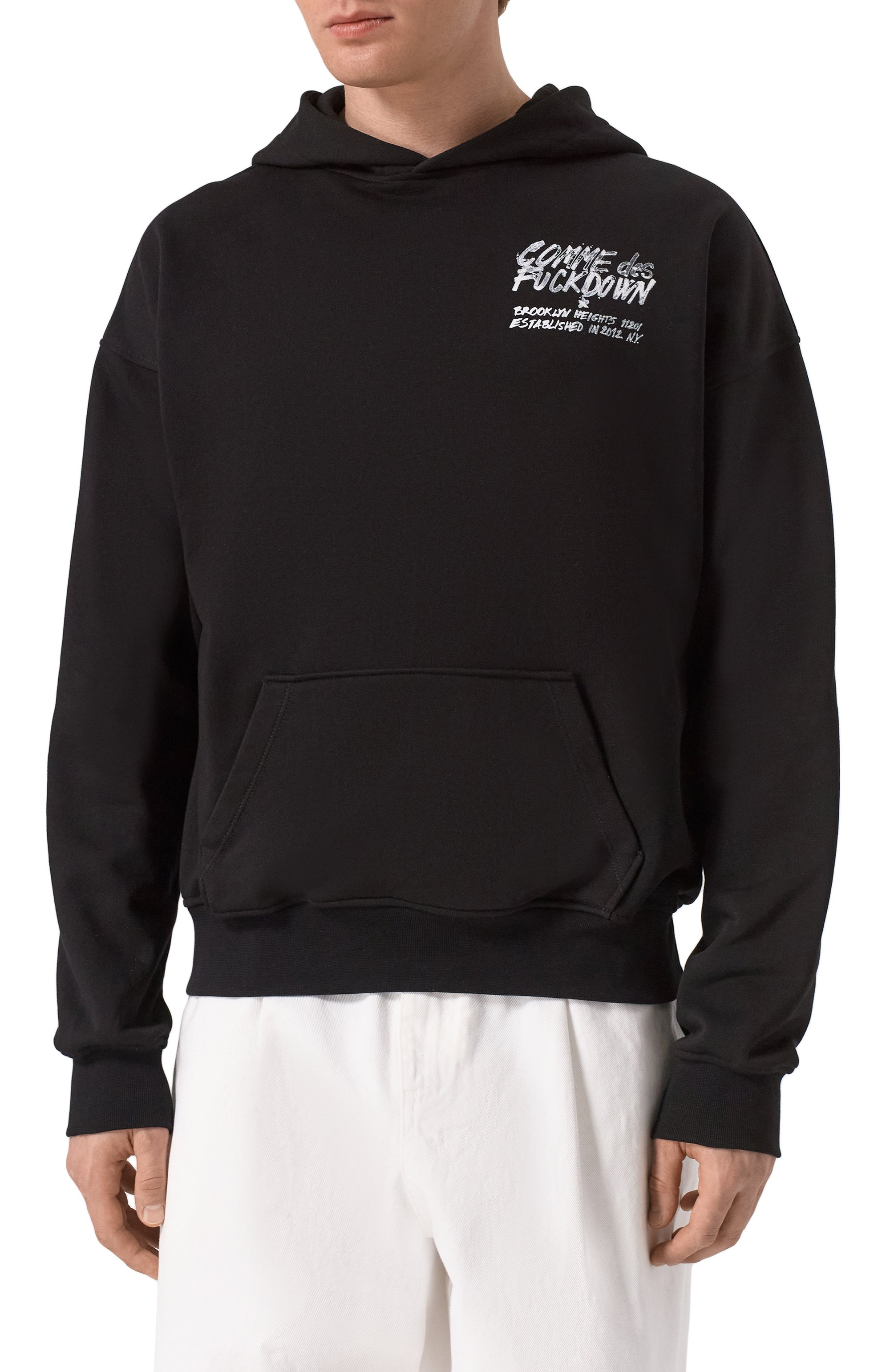 Хлопковое худи COMME DES FUCKDOWN, арт. CFABM01520, фото 3