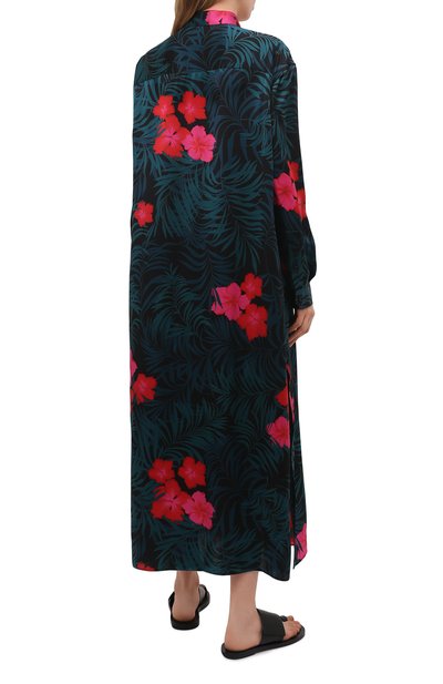 Шелковая туника SAINT LAURENT, арт. 642423/Y2C59, фото 4