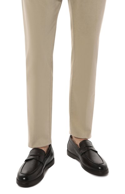 Кожаные пенни-лоферы edwin BLU BARRETT, арт. EDWIN-12095.5, фото 3