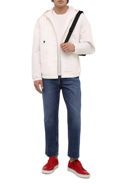 Замшевые кеды dbb1 LANVIN красного цвета по цене 49150 руб., арт. FM-SKDBB1-VBAL-A21, фото 2 Замшевые кеды dbb1 LANVIN, арт. FM-SKDBB1-VBAL-A21, фото 2