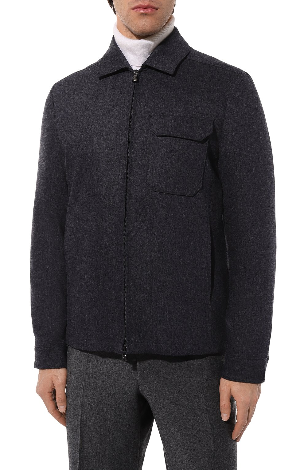 Шерстяная куртка CORNELIANI, арт. 94L534-9418540, фото 3