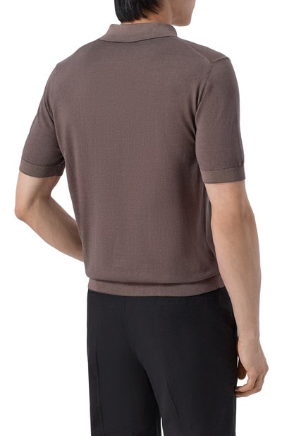 Хлопковое поло ANDREA CAMPAGNA, арт. M5426-8052, фото 4