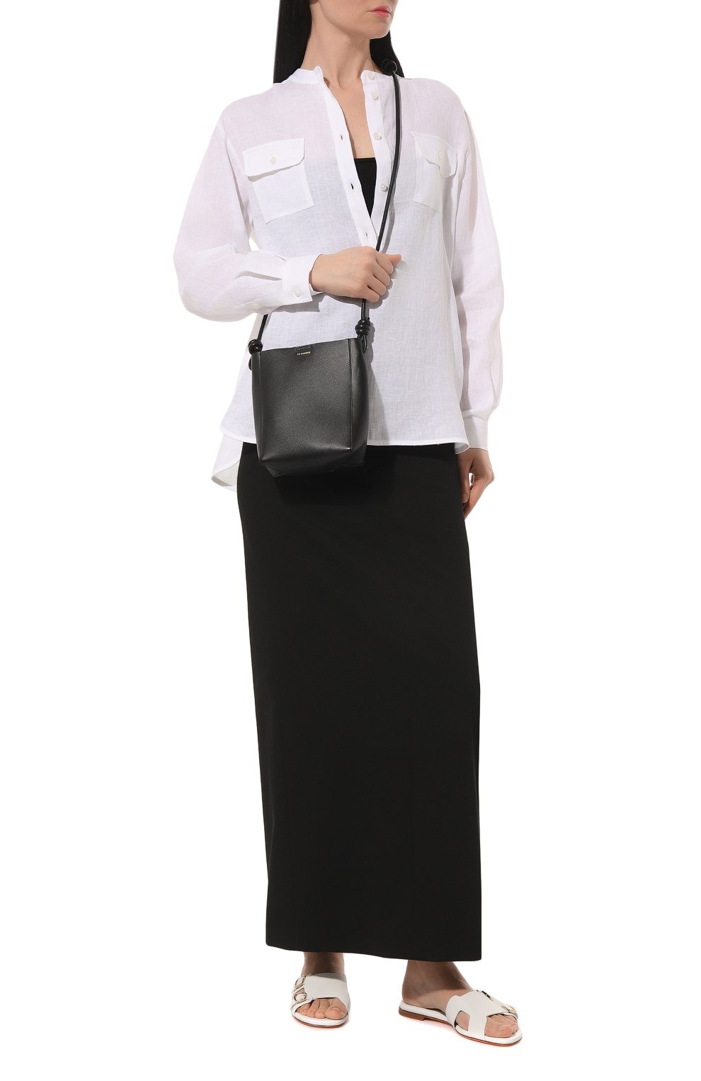 Льняная блузка KITON, арт. D55448H08838, фото 2