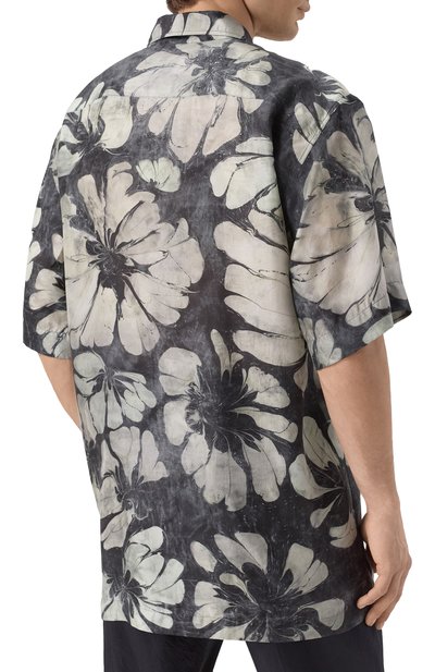 Шелковая рубашка DRIES VAN NOTEN, арт. 251-020700-1202, фото 4