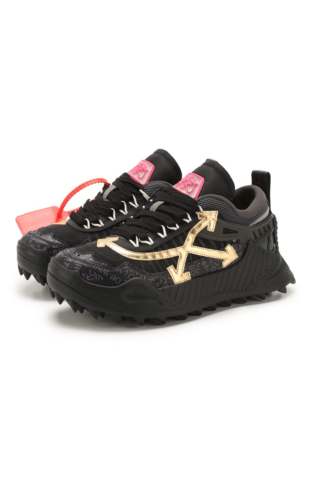 Комбинированные кроссовки OFF-WHITE, арт. 0WIA180T20FAB0021001, фото 1