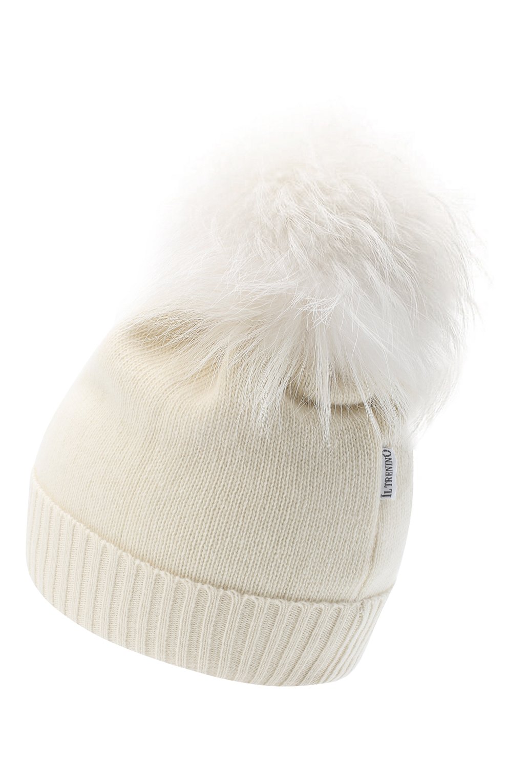 Шерстяная шапка с меховым помпоном IL TRENINO, арт. 15 8637/LR, фото 2