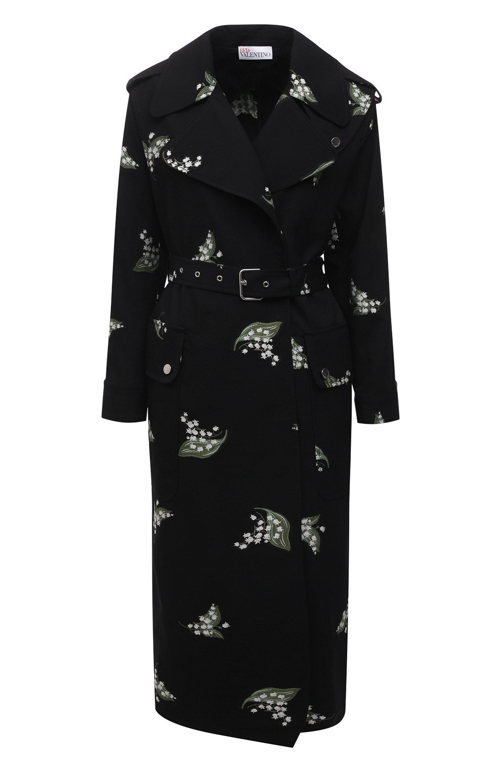 Тренч из хлопка и шерсти REDVALENTINO, арт. VR3CAC85/5M4, фото 1
