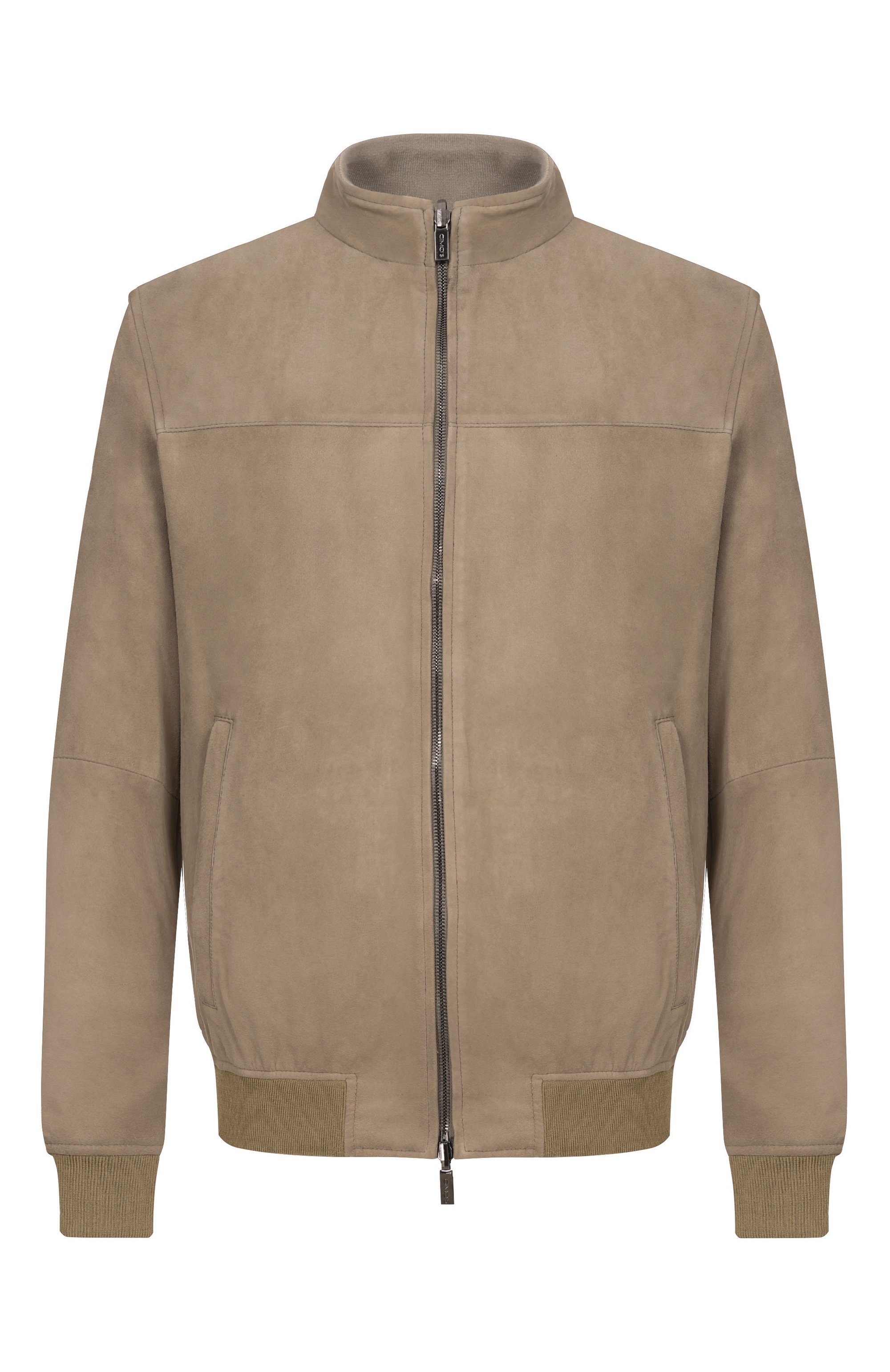 Двусторонний замшевый бомбер GIMO'S хаки цвета по цене 121500 руб., арт. 6S20.1.040.50R/112, фото 1 Двусторонний замшевый бомбер GIMO'S, арт. 6S20.1.040.50R/112, фото 1