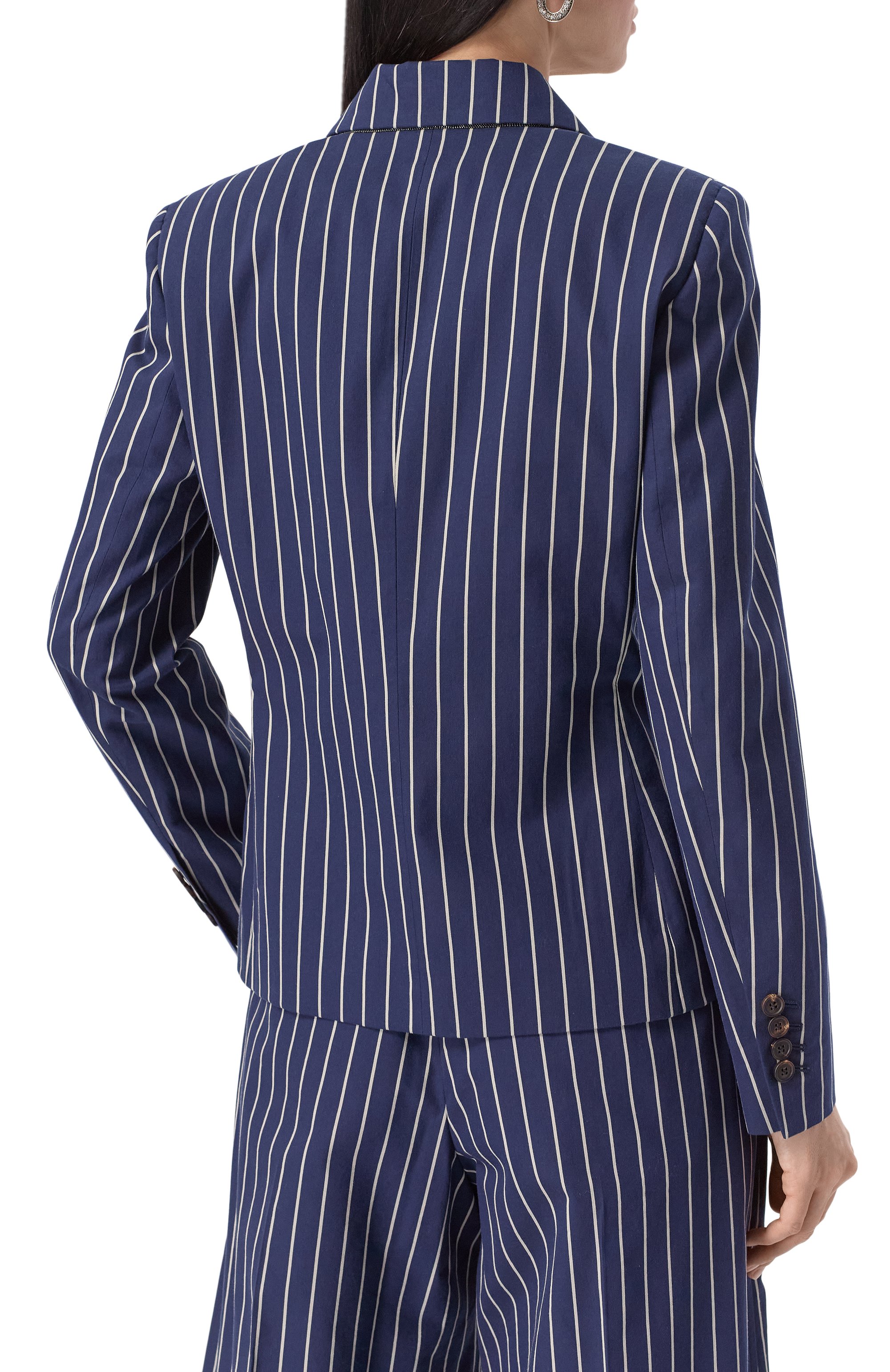 Жакет из хлопка и шелка BRUNELLO CUCINELLI, арт. MH5417064, фото 4