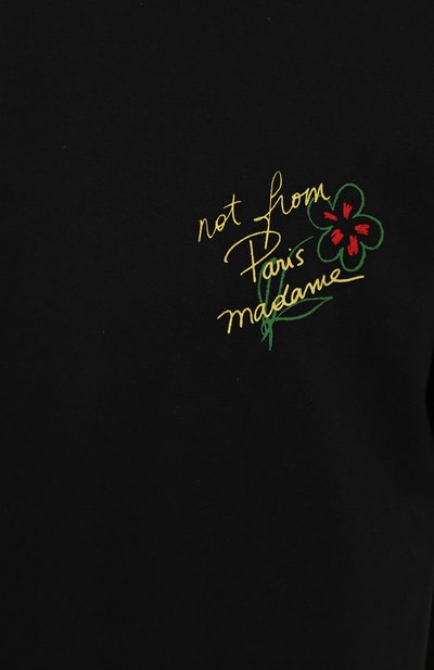 Хлопковая футболка DROLE DE MONSIEUR, арт. D-TS188-C0002-BL, фото 5