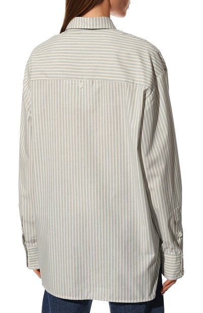 Хлопковая рубашка LOW CLASSIC светло-голубого цвета по цене 34000 руб., арт. L0W22PF_SH02ST, фото 4 Хлопковая рубашка LOW CLASSIC, арт. L0W22PF_SH02ST, фото 4