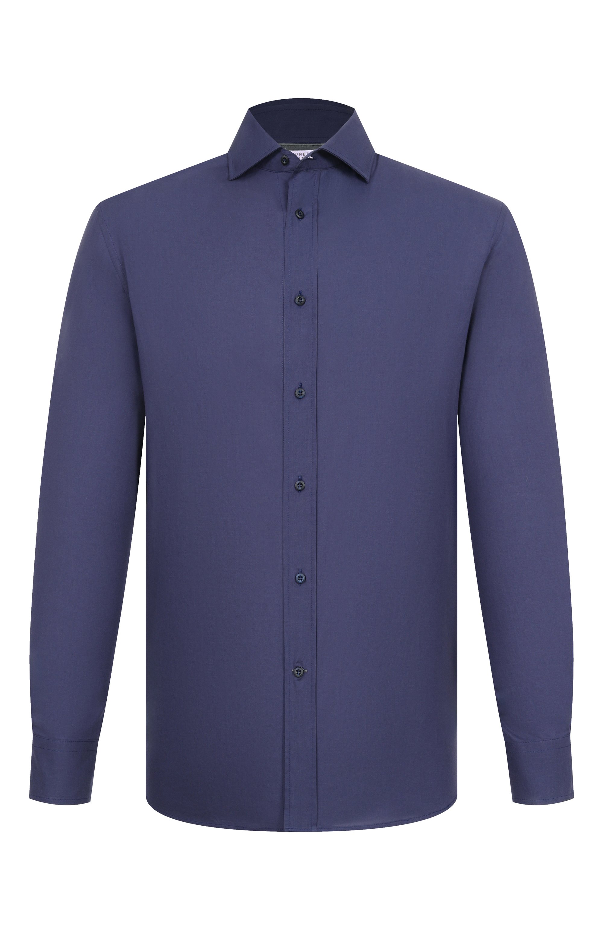 Хлопковая рубашка BRUNELLO CUCINELLI, арт. MA6740627, фото 1