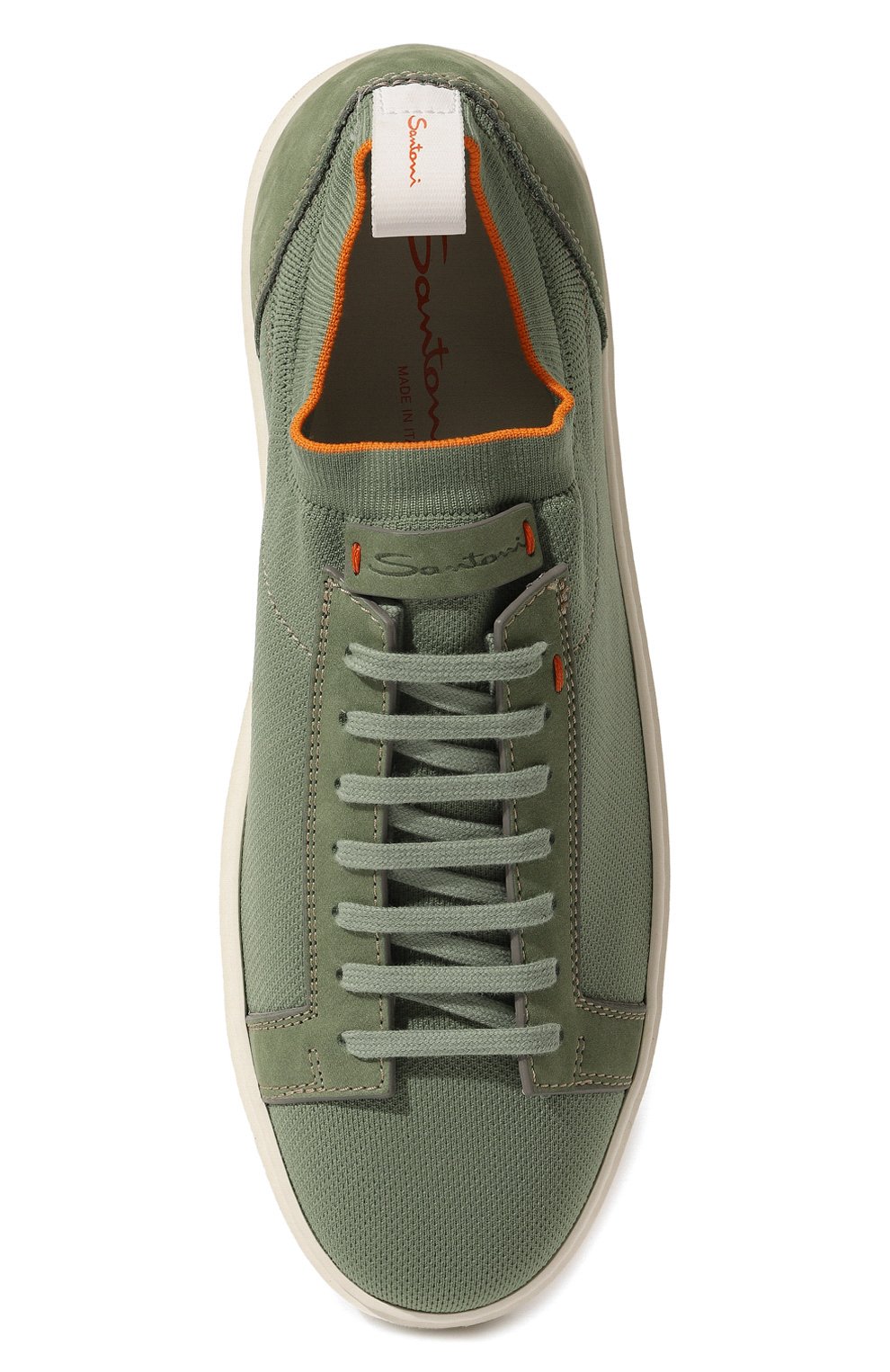 Текстильные кеды cleanic SANTONI, арт. MBCC21540BARCSB3G41, фото 6