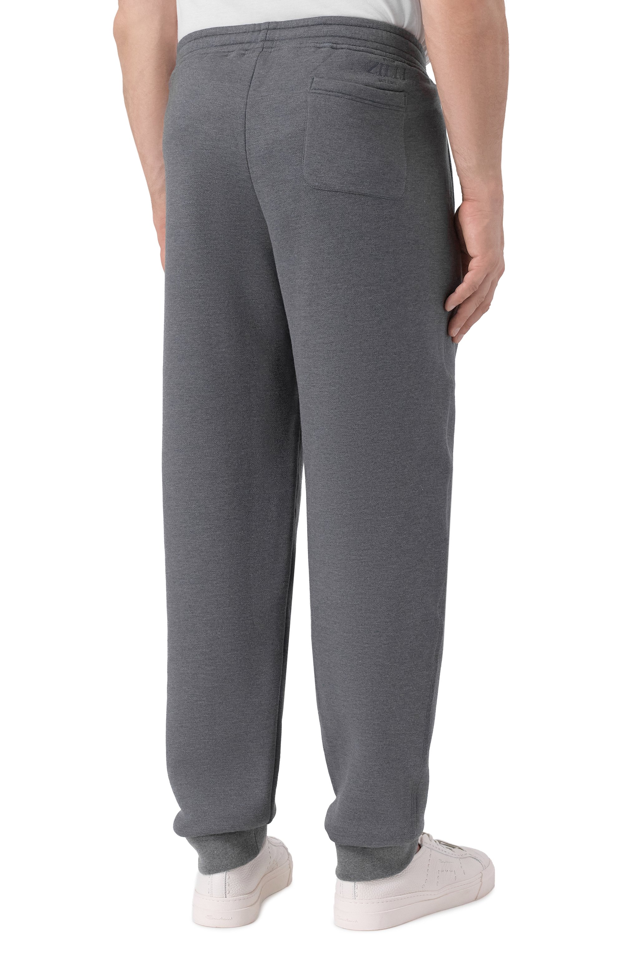 Джоггеры из хлопка и шелка ZILLI, арт. JSP304M013989005U/62, фото 4