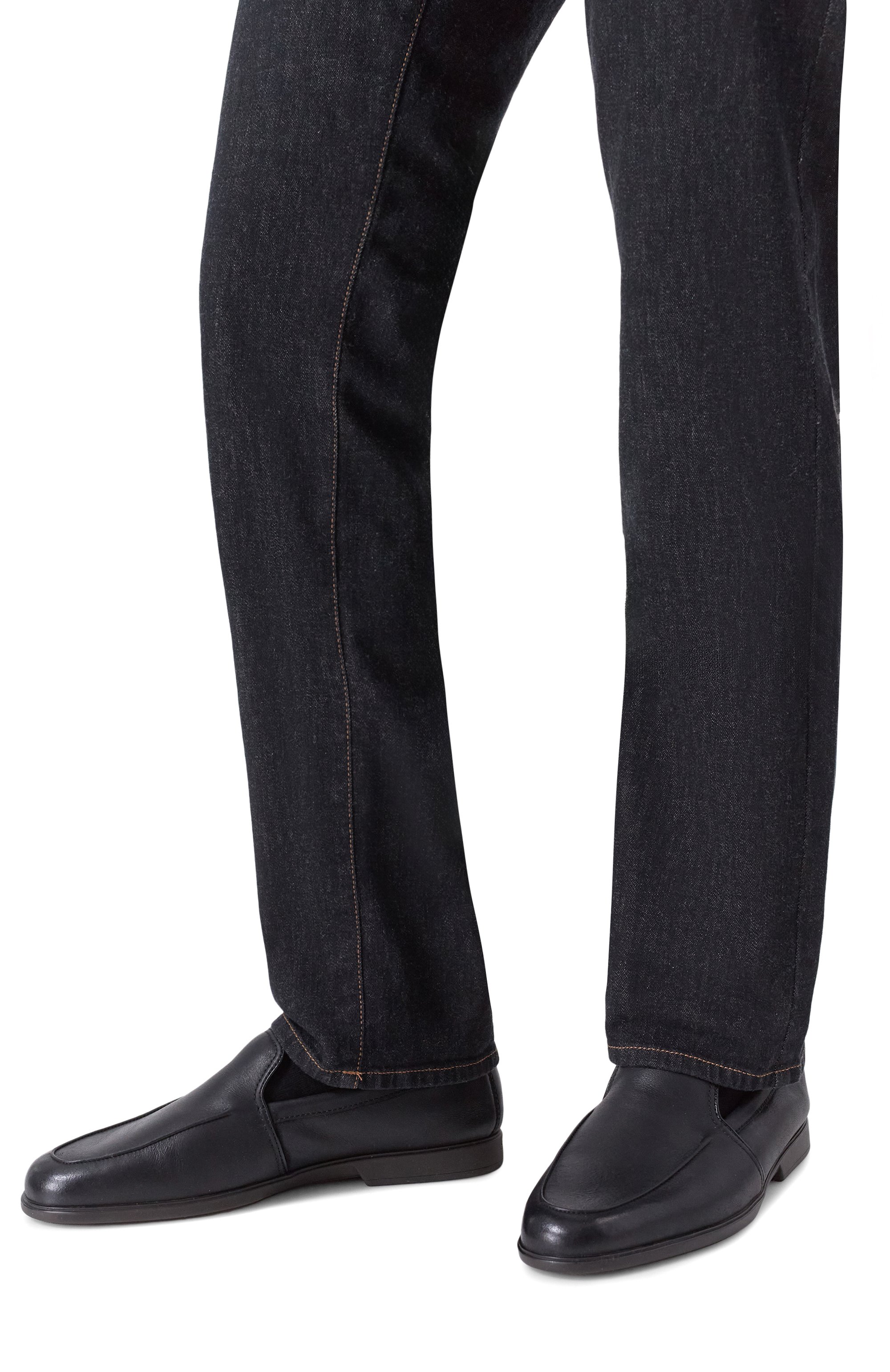 Кожаные лоферы malibu SANTONI, арт. MGAG18829SM0S0MS, фото 3