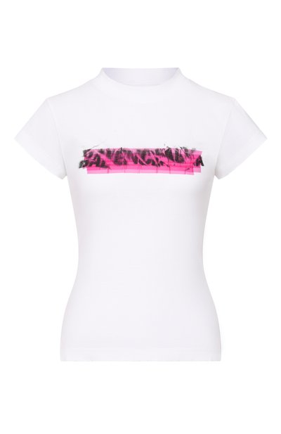 Женская хлопковая футболка BALENCIAGA, арт. 871744/TUVI6