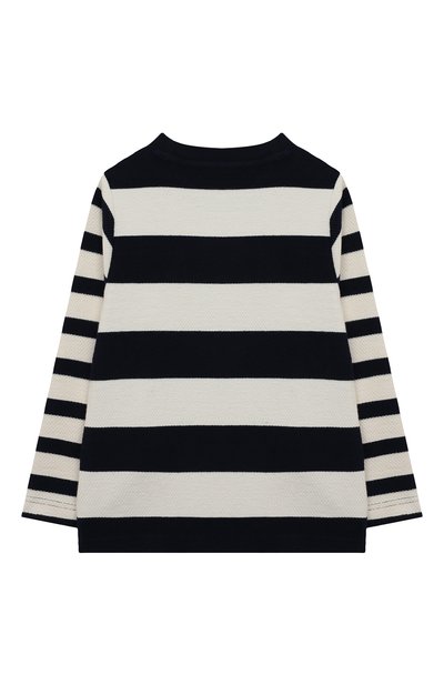 Хлопковый лонгслив SCOTCH AND SODA синего цвета по цене 5595 руб., арт. 167649-22-FWBM-D50, фото 2 Хлопковый лонгслив SCOTCH AND SODA, арт. 167649-22-FWBM-D50, фото 2