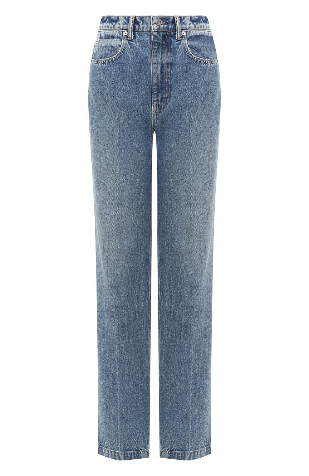 Джинсы ALEXANDER WANG голубого цвета по цене 32200 руб., арт. 4DC2204757, фото 1 Джинсы ALEXANDER WANG, арт. 4DC2204757, фото 1