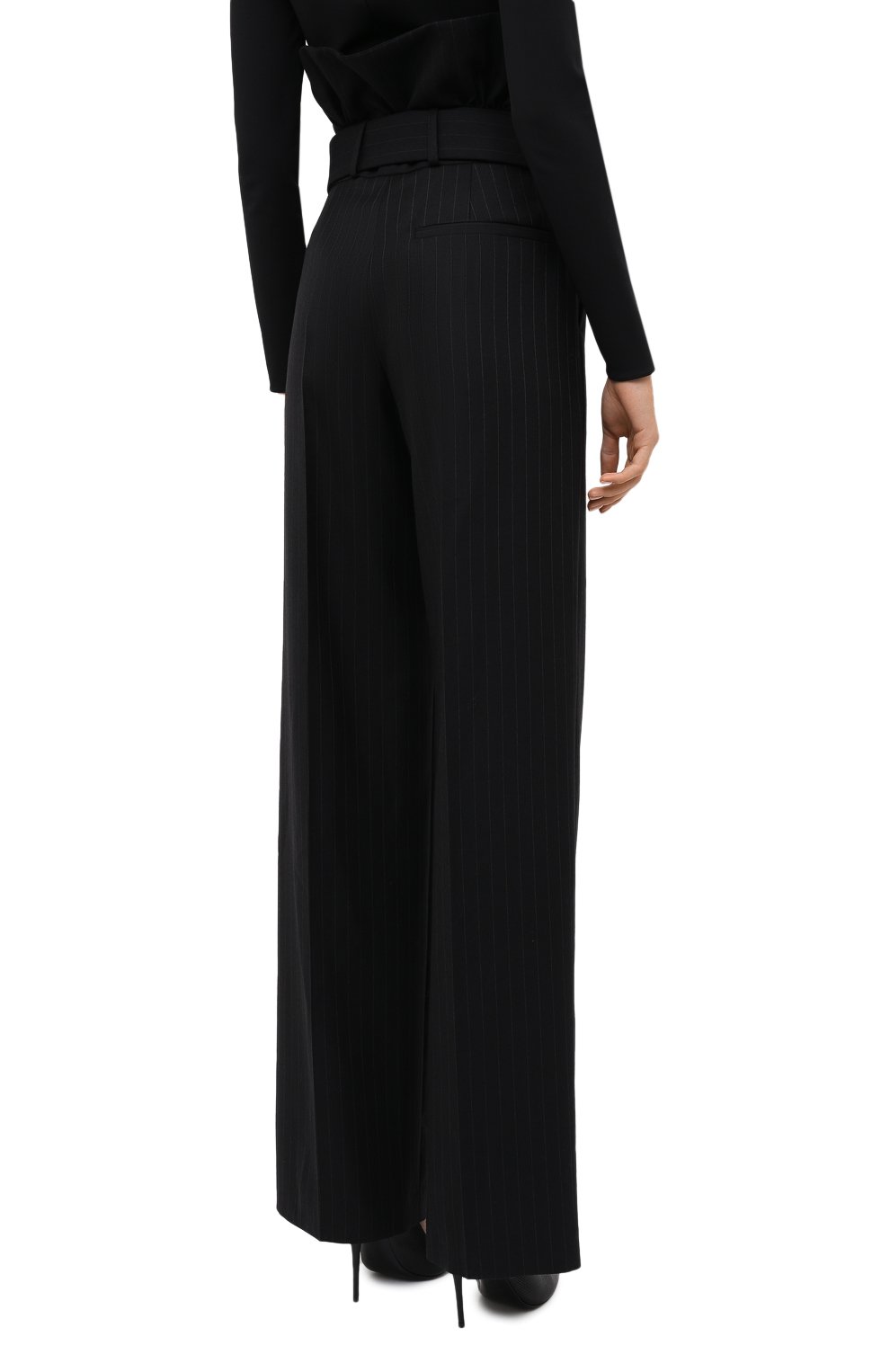 Шерстяные брюки DRIES VAN NOTEN черного цвета по цене 89950 руб., арт. 212-010958-3135, фото 4 Шерстяные брюки DRIES VAN NOTEN, арт. 212-010958-3135, фото 4